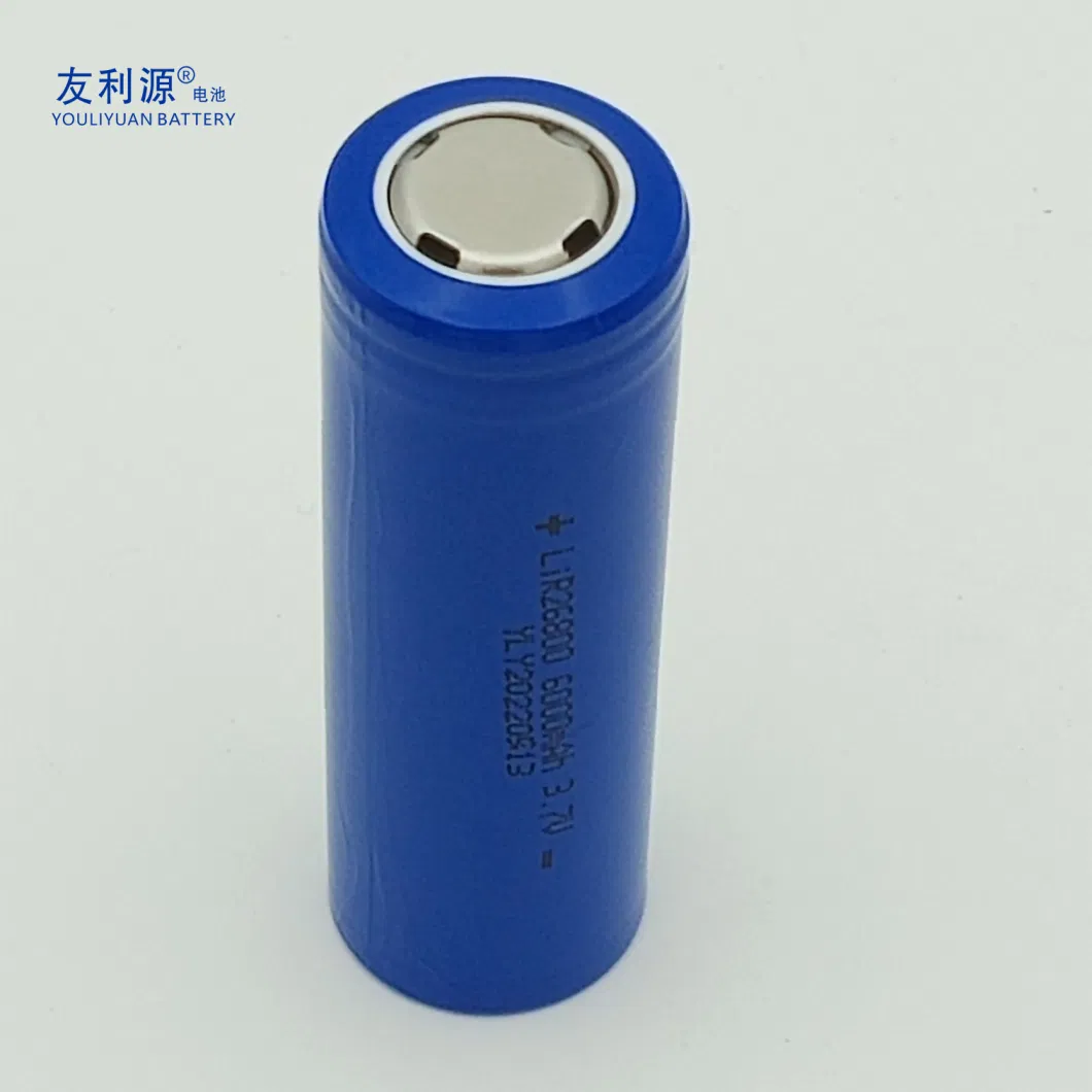 Rechargeable 26800 Lithium Battery 22.2wh 3.7V 6000mAh