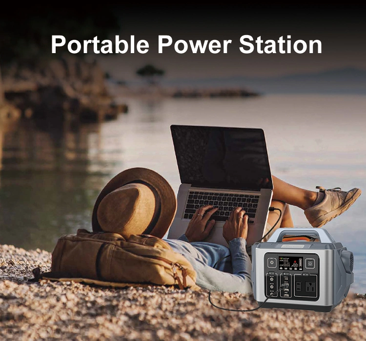 300W Energy System Power Station LiFePO4 Battery Solar Generator Portable Power Station