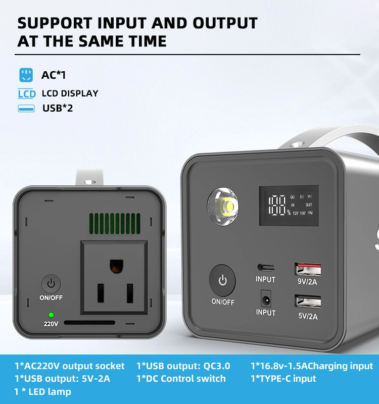 in Stock Supplier Portable 200W 500W 1000W Battery Generators Portabl Power Station