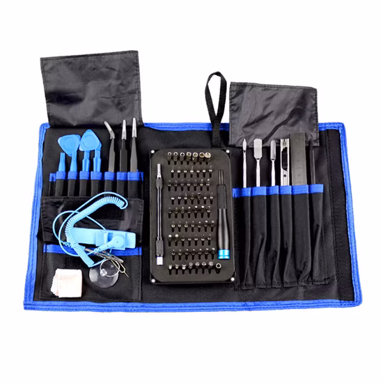 Set di cacciaviti 85 in 1 Strumenti Cacciavite di precisione Kit magnetico isolato per iPhone mobile Riparazione del telefono cellulare